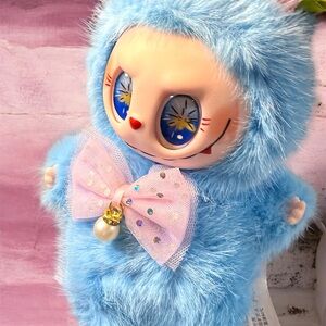 Custom Blue Fantasy Plushie Keychain